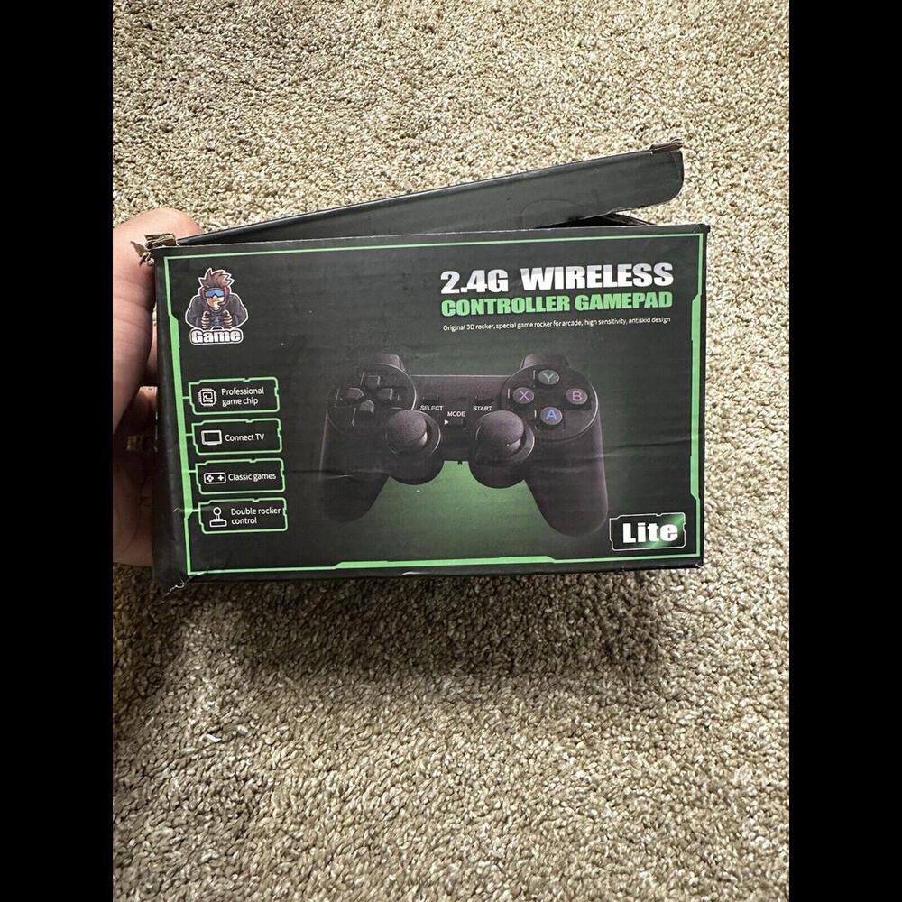 4K HD Video Game Console 20000+ Retro Games TV Stick 64G 2Wireless Controllers